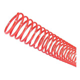 Espiral Para Encadernação Vermelho 45mm Para