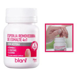 Esponja Removedora De Esmalte Sem Acetona Blant 4x1 75ml