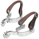 Espora Quarto De Milha Inox Com Correia Menor Custo West