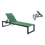 Espreguiçadeira Em Aluminio E Corda Nautica Piscina Jardim