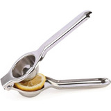 Espremedor Manual Luxo Aço Inox De Laranja Limão 20 Cm