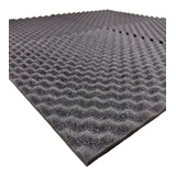 Espuma Acústica Anti Chamas Kit 50 Placas 50x50x2cm -12,5m²