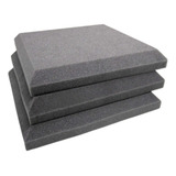 Espuma Acustica Lisa Antichamas 50x50x2cm - Kit 100 Placas 