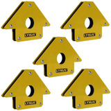 Esquadro Magnético Para Solda 5 Peças 25kg Eml-25 Lynus