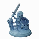 Esqueleto Goblin Espada E Escudo Miniatura