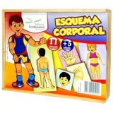Esquema Corporal C/11 Peças - Brinquedo Educativo