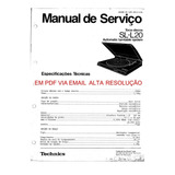 Esquema E Serv Technics Sl-l20 Sl L20 Em Pdf Via Em