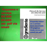 Esquema E Serviço Ds-500 Ds500 Ds-600 Ds600 Em Via Email