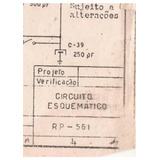 Esquema Motoradio Rp561 Rp 561 Transisto De Germanio Em Pdf