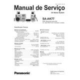 Esquema Panasonic Sa Ak77 Saak77 Sc Ak77 Scak77 Em Pdf 
