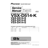 Esquema Pioneer Vsx D414 Vsxd414