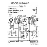 Esquema Radio Philco B468 7 B 468 Rd106 Rd 106 2 Em Pdf 