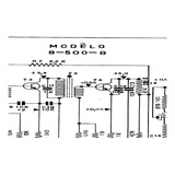 Esquema Radio Philco B500b B 500b B500 B B 500 Em Pdf