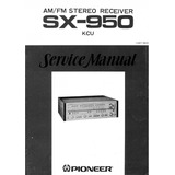 Esquema Serviço Receiver Pioneer Sx 950 Sx950 Em Pdf