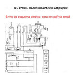 Esquema Som Sanyo M2709n M 2709n M2709 M 2709 Via Email