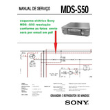 Esquema Som Sony Mds S50 Mdss50 Alta Resolução Em Pdf