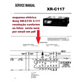 Esquema Sony Xr-c117 Xrc117 Alta Resolução