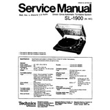 Esquema Toca Disco Technics Sl 1900 Sl1900 Em Pdf