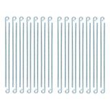 Estaca Para Barraca 30 Cm 4,2 Mm Kit 24 Unid Aço Galvanizado