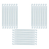 Estaca Para Barraca Kit 36 Unid 30 Cm Aço Galvanizado 4,2 Mm