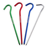 Estacas Em Alumínio 16 Cm Barraca Camping 8 Peças Naturehike
