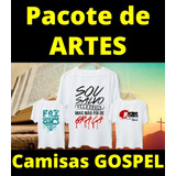 Estampas & Vetores Camisas Gospel 140 Imagens Promoção