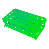 Estante 4 Faces Retangular Verde P/ Tubo Falcon E Microtubo
