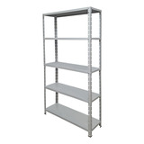 Estante 5 Prateleiras Aço 25cm Multiuso 25kg Cinza