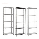 Estante 5 Prateleiras De Aço Ferram Livros Quarto Cozi 3 Und