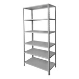 Estante 6 Prateleiras Aço 40cm Multiuso 30kg Cinza