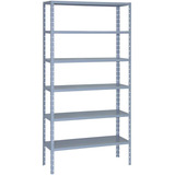 Estante Aço 6 Prateleiras 30cm Compacta Fácil Multiuso