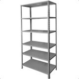 Estante Aço Bipartida 195x92x42 6 Prateleira 30kg Chapa 26