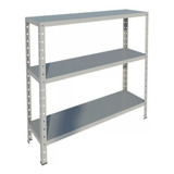 Estante Aço Multi-uso 25cm 3 Prateleiras Cinza