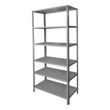 Estante Aço Multi-uso 40cm 6 Prateleiras 30kg/prat Cinza