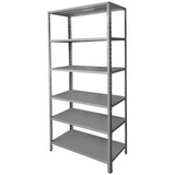 Estante Aço Multi-uso 40cm 6 Prateleiras Cinza