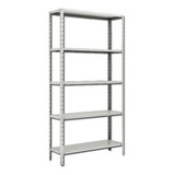 Estante Armario De Aço 30cm 5 Bandejas Cinza Suporta 120kg