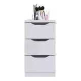Estante Cômoda C/ 3 Gavetas Decoração Escritório Organizador