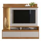 Estante Home Nt1295 P/ Tv Até 60 Polegadas Notável Móveis Cor Freijó Trend/off White Tx