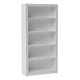 Estante Livreiro De Escritório Bl01 C/ 4 Prateleiras Branco