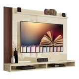 Estante Livro Home Painel Suspenso Rack Para Tv Até 50 Pole