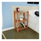 Estante Multiuso 3 Prateleiras Colors Suze Natural Fdwt