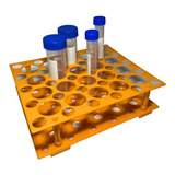 Estante Para Tubos Falcon 15ml E 50ml Rack Autoclavável Pp