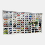 Estante Porta Hotwhells P/100 Carrinhos Em Mdf Branco