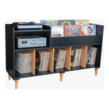 Estante Rack Para Discos De Vinil E Aparelhos Td-17