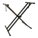 Estante Suporte P/ Teclado Piano Barra Dupla Lite C/ Cinta 