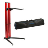 Estante Suporte Teclado Stay Piano 1200/01 Vermelho Com Bag