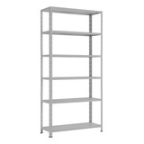 Estante/prateleira 90cm Multiuso Aço 6 Bandejas Cinza 