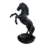 Estátua Decorativa Cavalo De Resina Cor