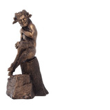 Estatua Estatueta Deus Pã Pan Fauno