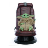 Estatua Figura The Child Na Cadeira Baby Yoda Mandalorian